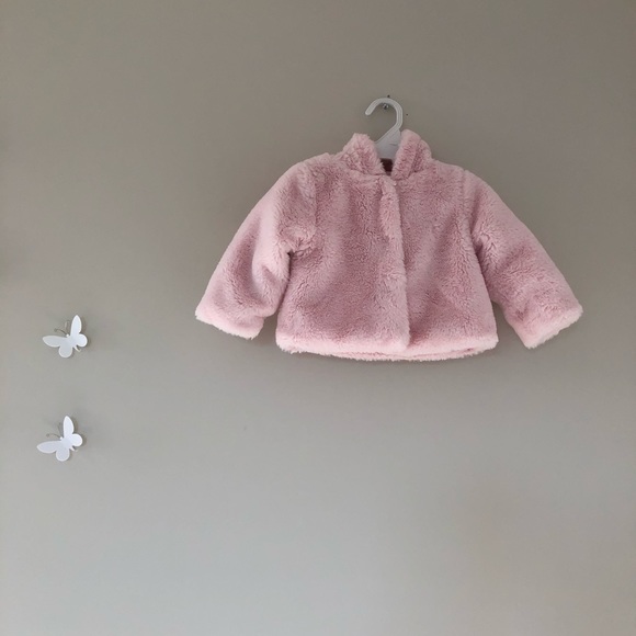 Baby Girl Fur Jacket - Picture 1 of 6